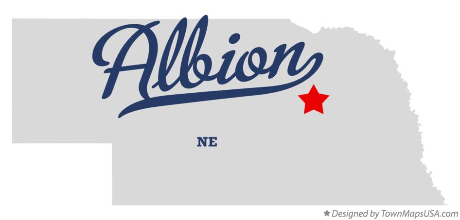 Map of Albion Nebraska NE
