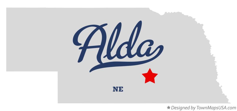 Map of Alda Nebraska NE