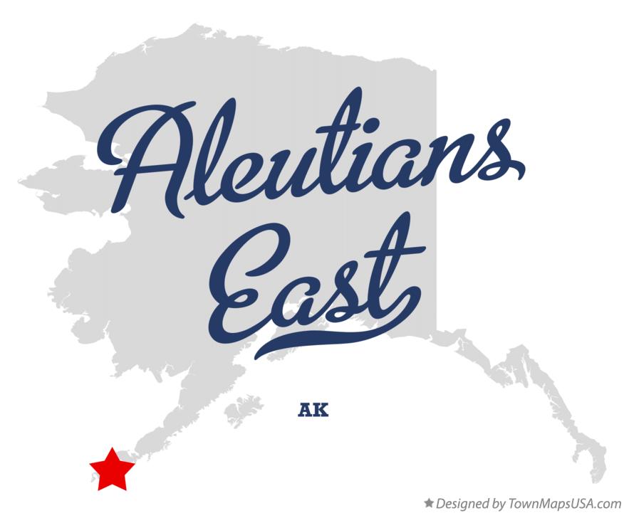 Map of Aleutians East Alaska AK