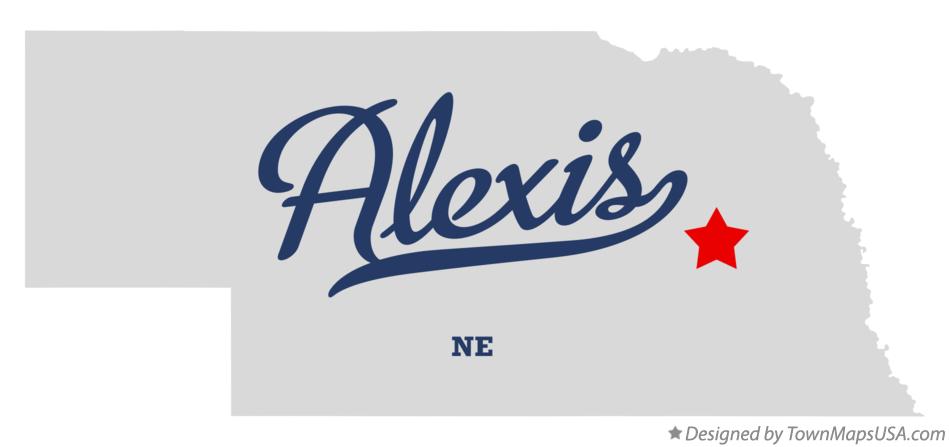 Map of Alexis Nebraska NE
