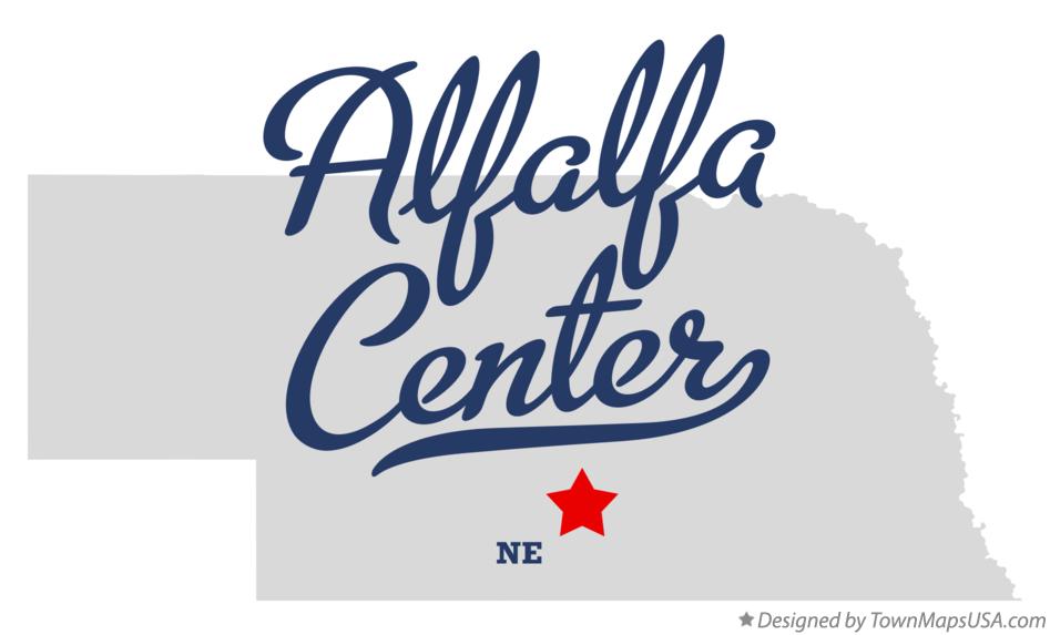 Map of Alfalfa Center Nebraska NE