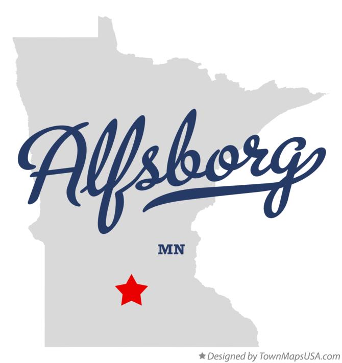 Map of Alfsborg Minnesota MN