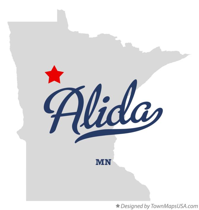 Map of Alida Minnesota MN