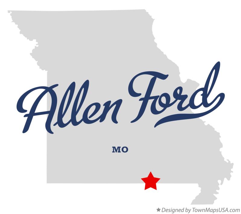 Map of Allen Ford Missouri MO
