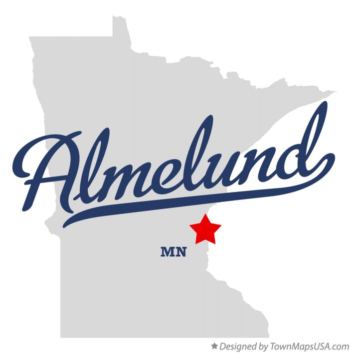 Map of Almelund Minnesota MN