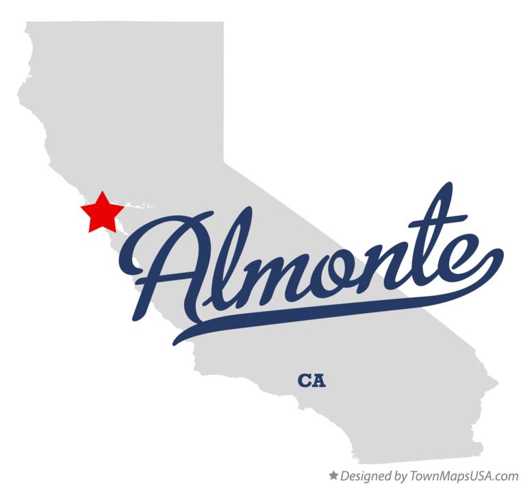 Map of Almonte California CA