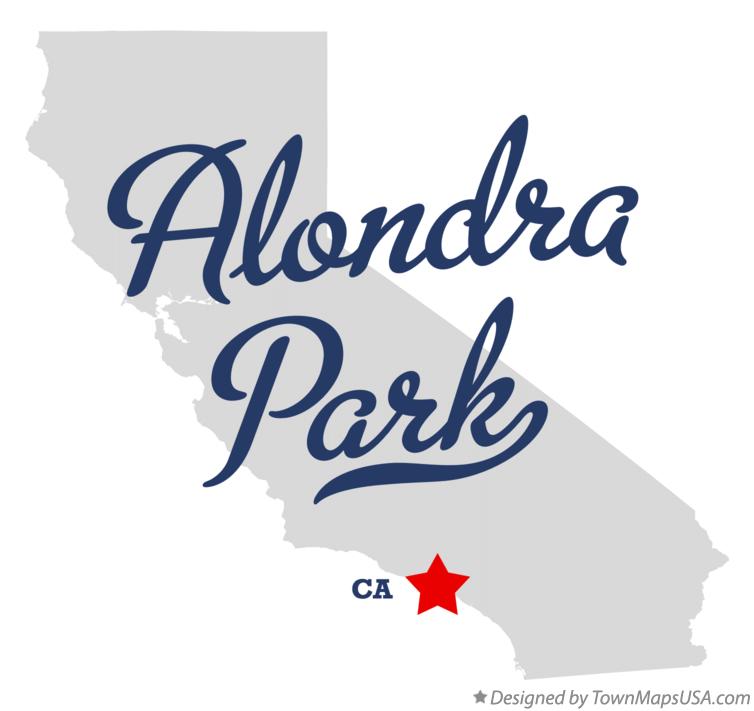 Map of Alondra Park California CA