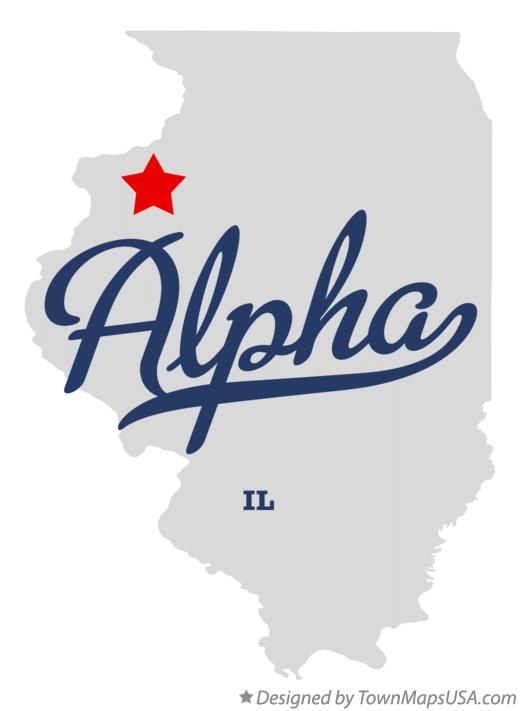 Map of Alpha Illinois IL