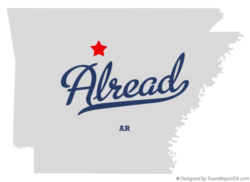Map of Alread Arkansas AR