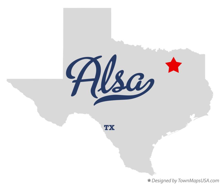 Map of Alsa Texas TX