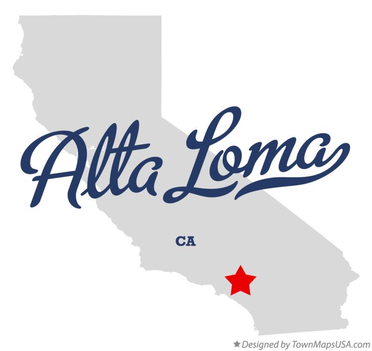 Map of Alta Loma California CA
