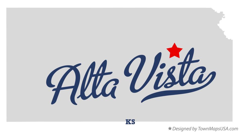 Map of Alta Vista Kansas KS