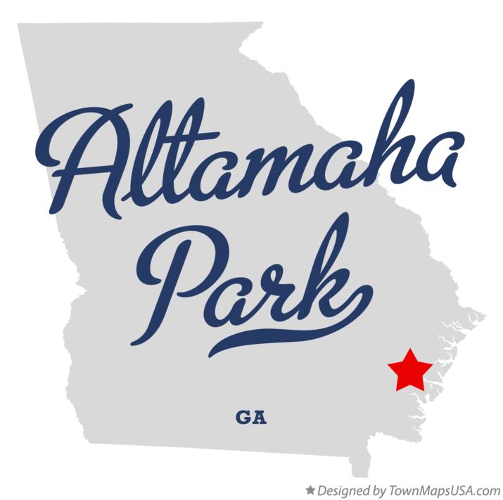 Map of Altamaha Park Georgia GA
