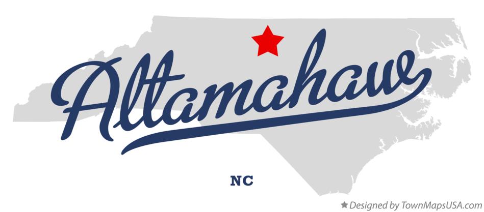 Map of Altamahaw North Carolina NC