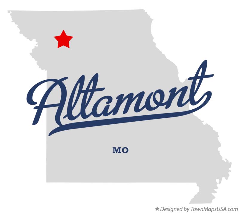 Map of Altamont Missouri MO
