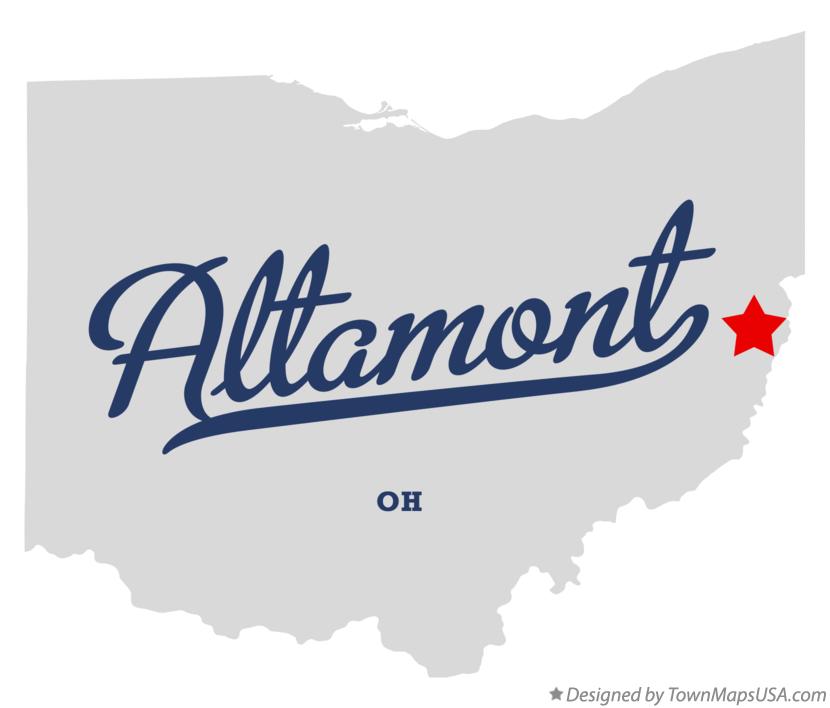 Map of Altamont Ohio OH