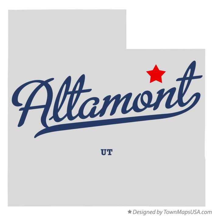 Map of Altamont Utah UT