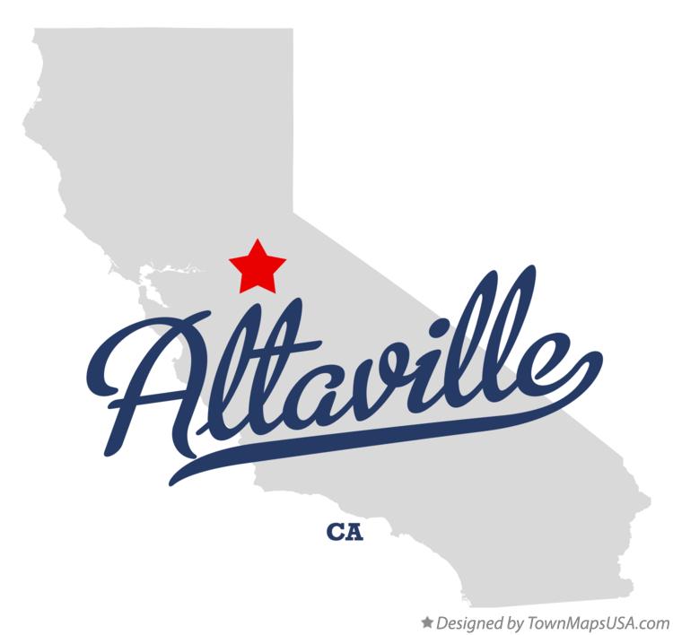 Map of Altaville California CA