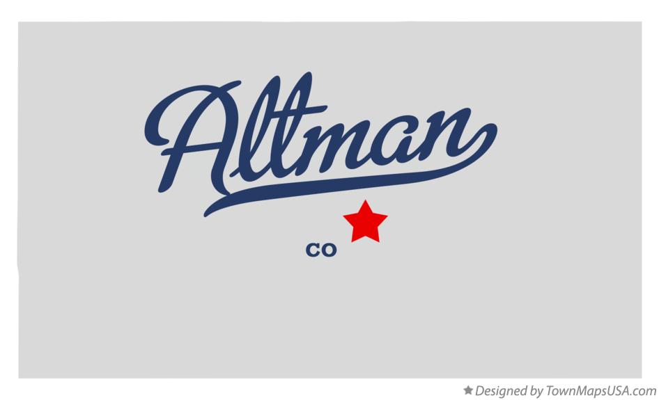 Map of Altman Colorado CO