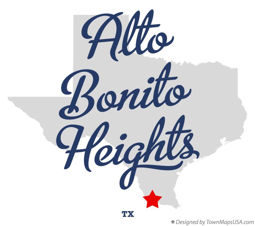 Map of Alto Bonito Heights Texas TX