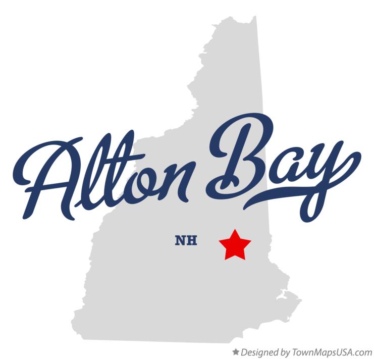 Map of Alton Bay New Hampshire NH