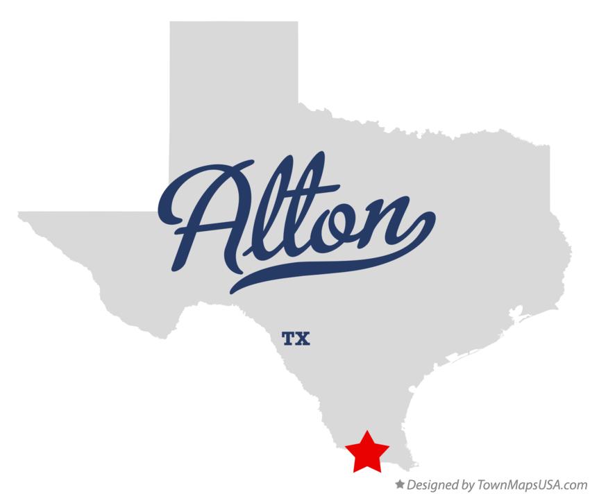Map of Alton Texas TX