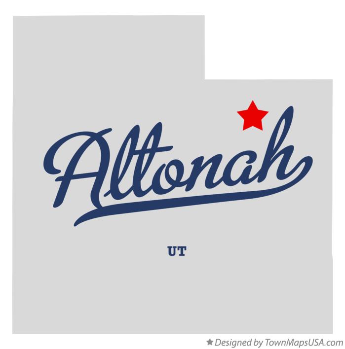 Map of Altonah Utah UT