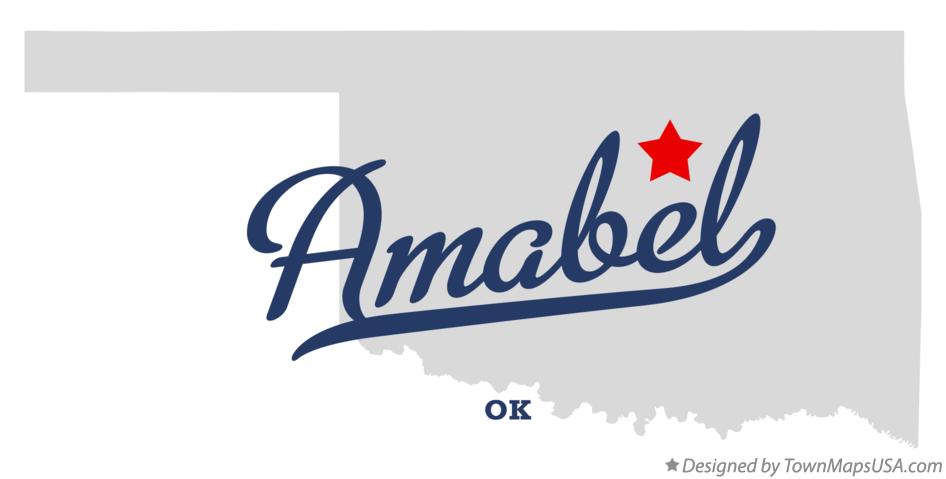 Map of Amabel Oklahoma OK