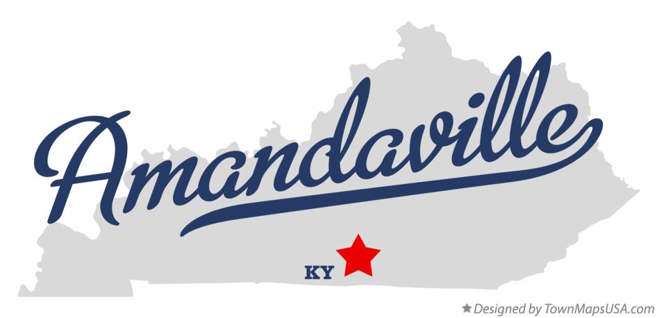 Map of Amandaville Kentucky KY