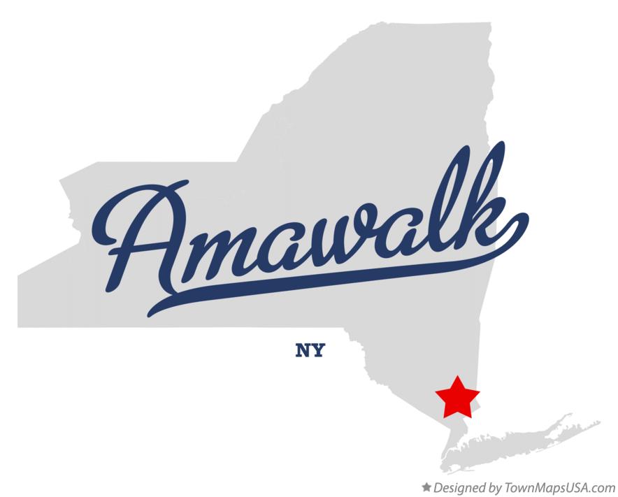 Map of Amawalk New York NY
