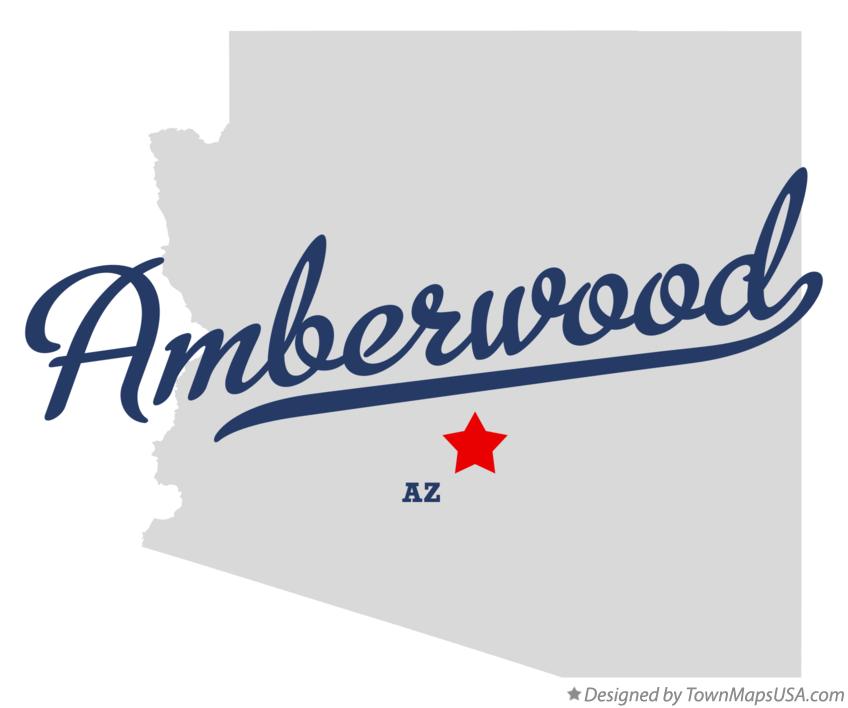 Map of Amberwood Arizona AZ