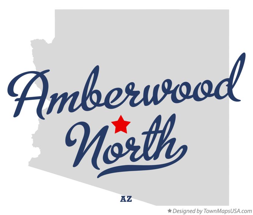 Map of Amberwood North Arizona AZ