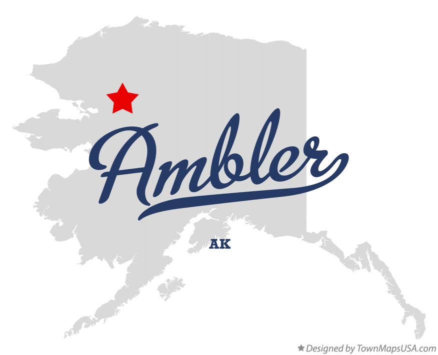 Map of Ambler Alaska AK
