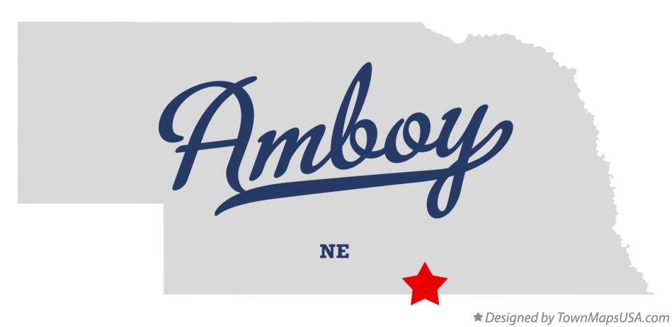 Map of Amboy Nebraska NE