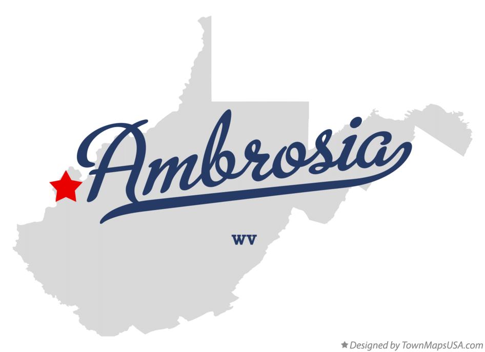 Map of Ambrosia West Virginia WV