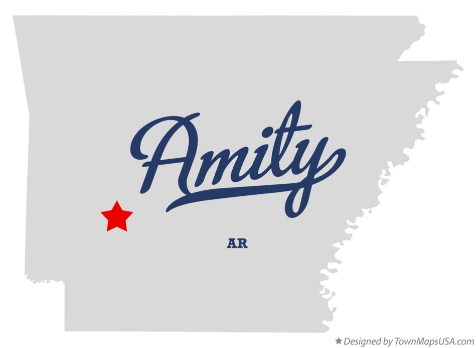 Map of Amity Arkansas AR