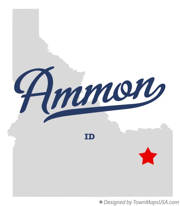 Map of Ammon Idaho ID