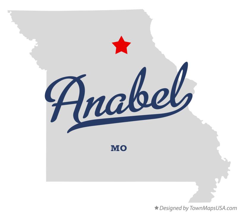 Map of Anabel Missouri MO