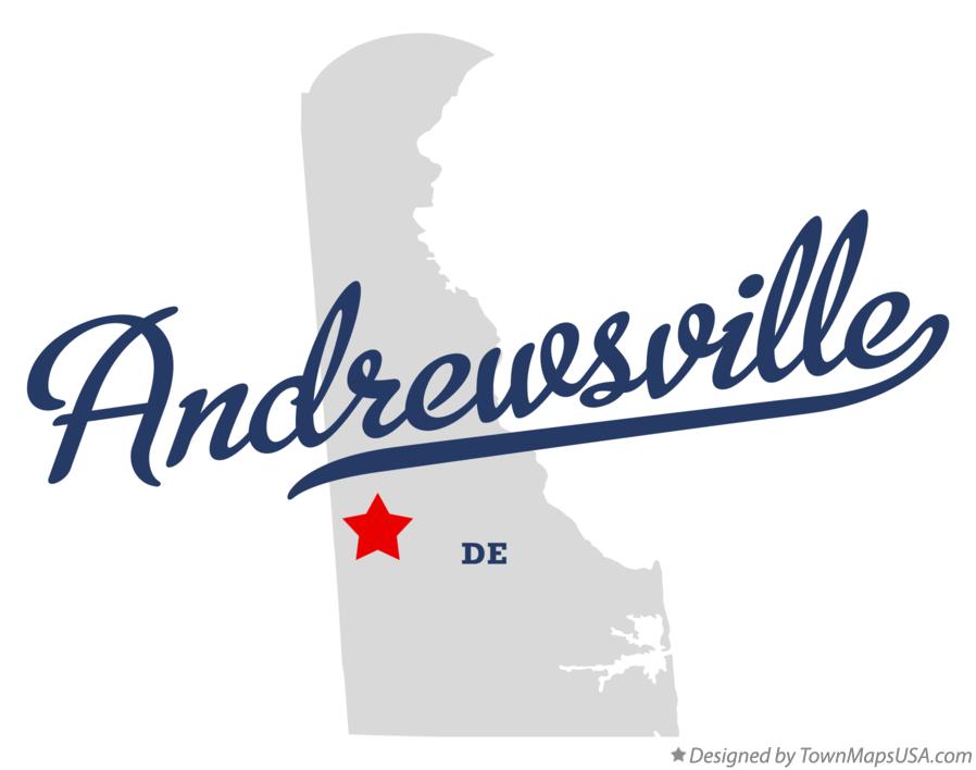 Map of Andrewsville Delaware DE