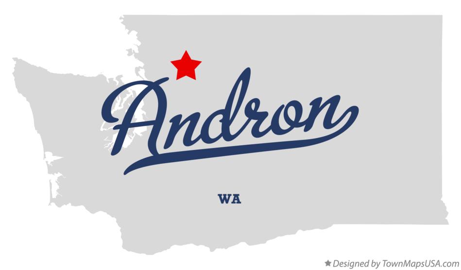 Map of Andron Washington WA