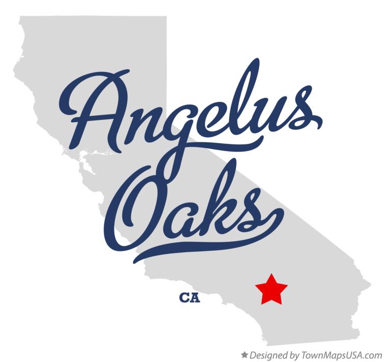Map of Angelus Oaks California CA