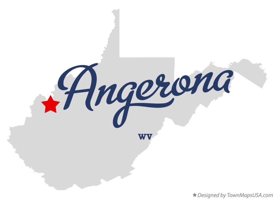 Map of Angerona West Virginia WV