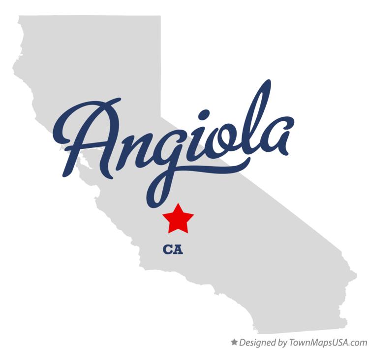 Map of Angiola California CA