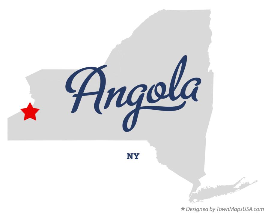 Map of Angola New York NY