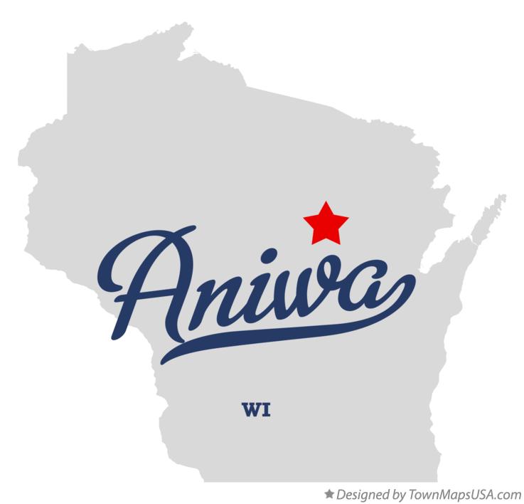 Map of Aniwa Wisconsin WI