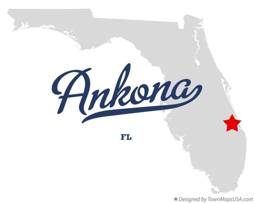 Map of Ankona Florida FL