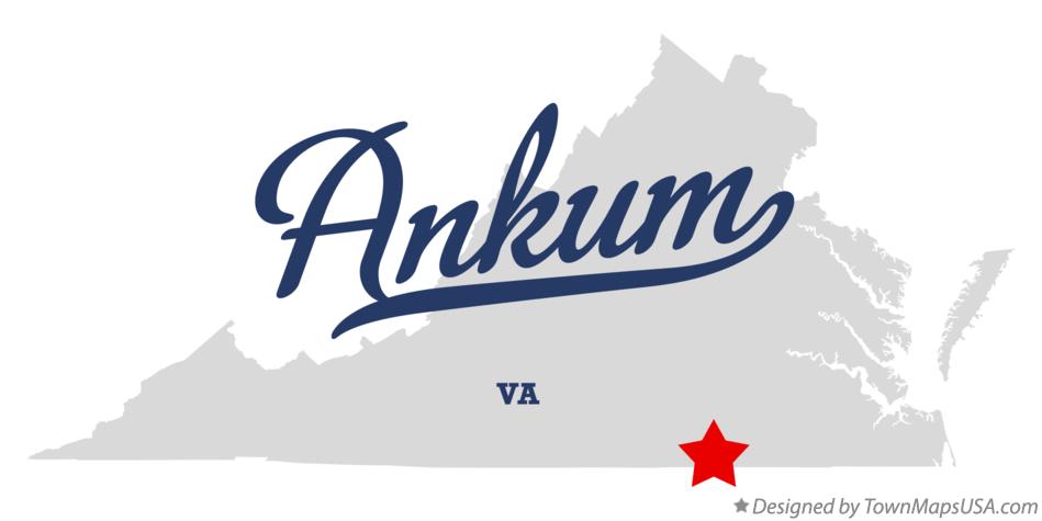 Map of Ankum Virginia VA