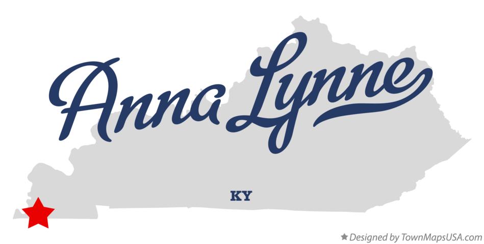Map of Anna Lynne Kentucky KY