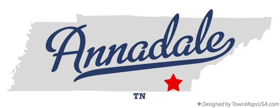 Map of Annadale Tennessee TN