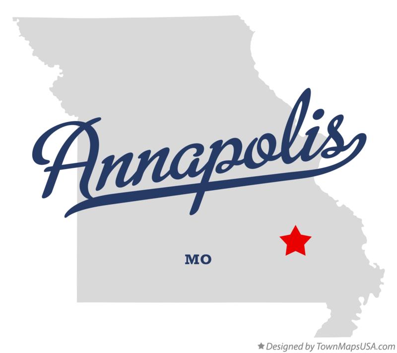 Map of Annapolis Missouri MO